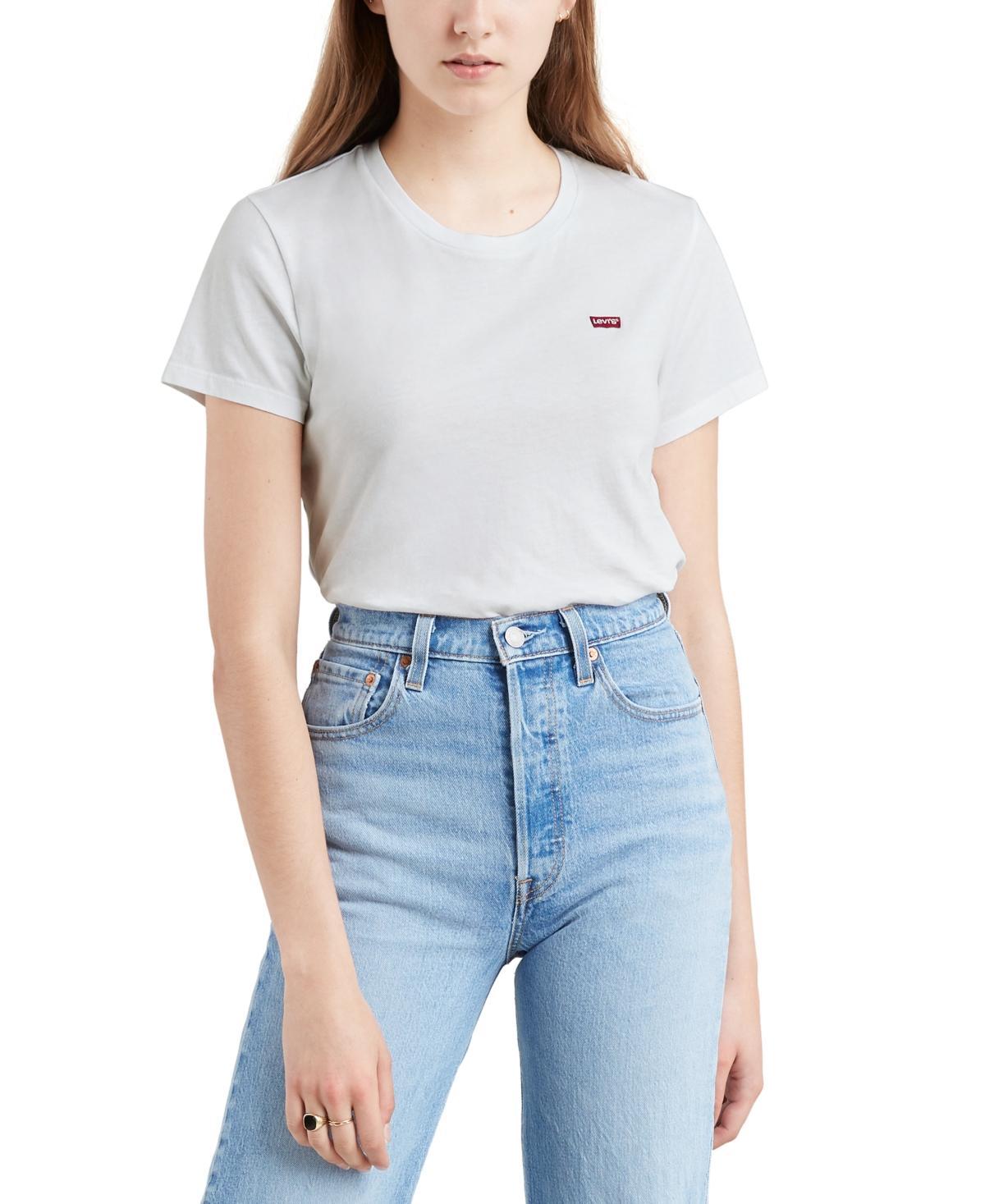 Levis Womens The Perfect Crewneck Cotton T-Shirt Product Image