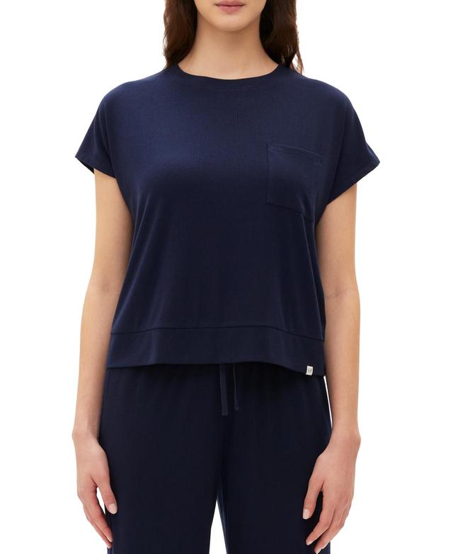 Gap GapBody Womens Ribbed Short-Sleeve Pajama Top Product Image