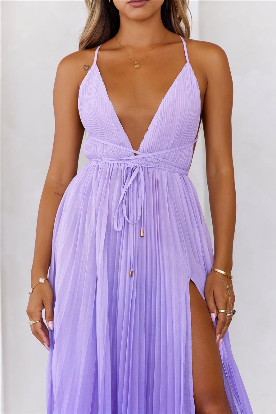 Love Letter To You Maxi Dress Lilac Product Image