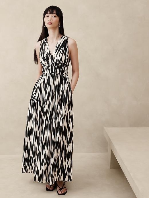 Cascade Silk Maxi Dress Product Image