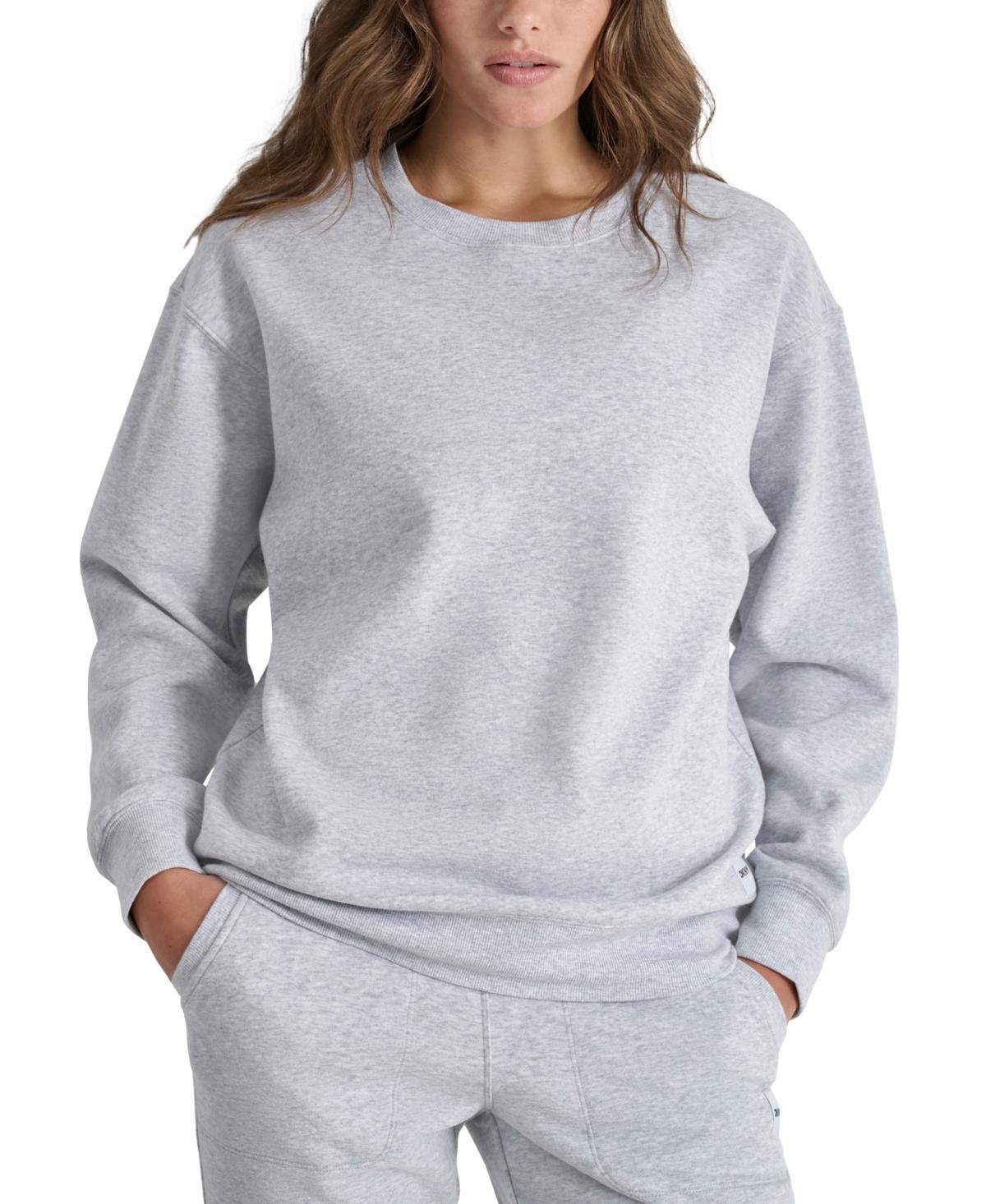 Dkny Sport Womens Logo Crewneck Sweatshirt Product Image