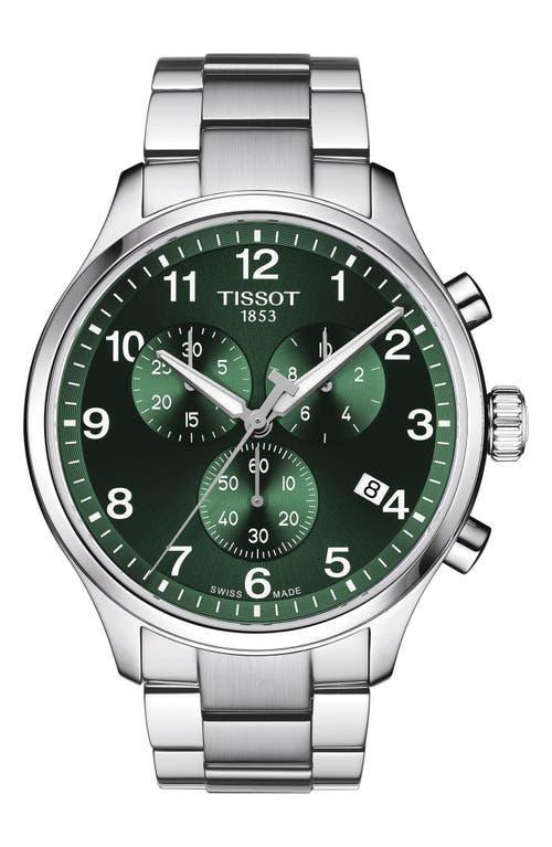 Tissot Chrono XL Collection Chronograph Leather Strap Watch, 45mm Product Image