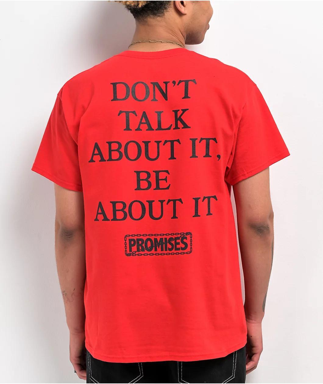 Broken Promises Bully Red T-Shirt Product Image