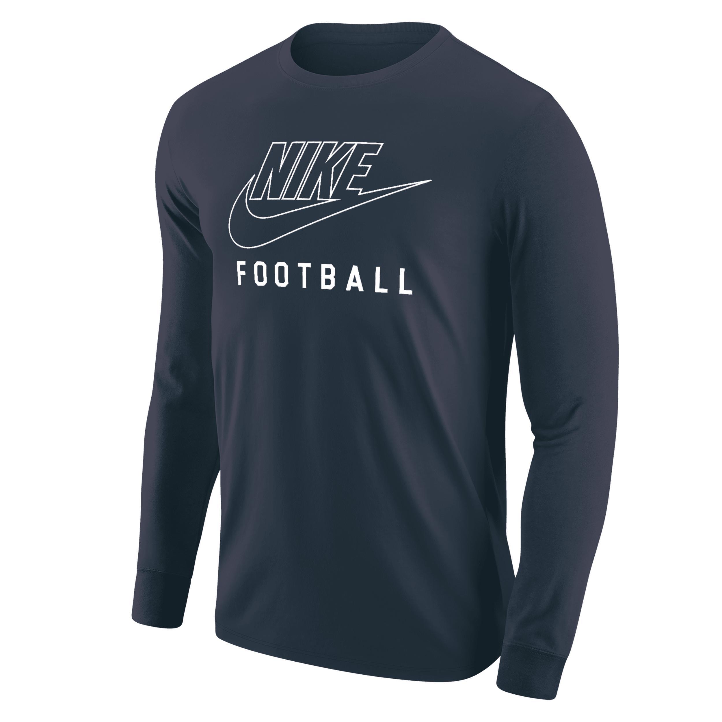 Nike Men's Swoosh Football Long-Sleeve T-Shirt Product Image