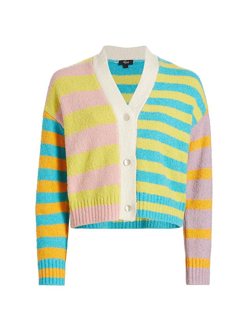 Womens Geneva Striped Cardigan Product Image