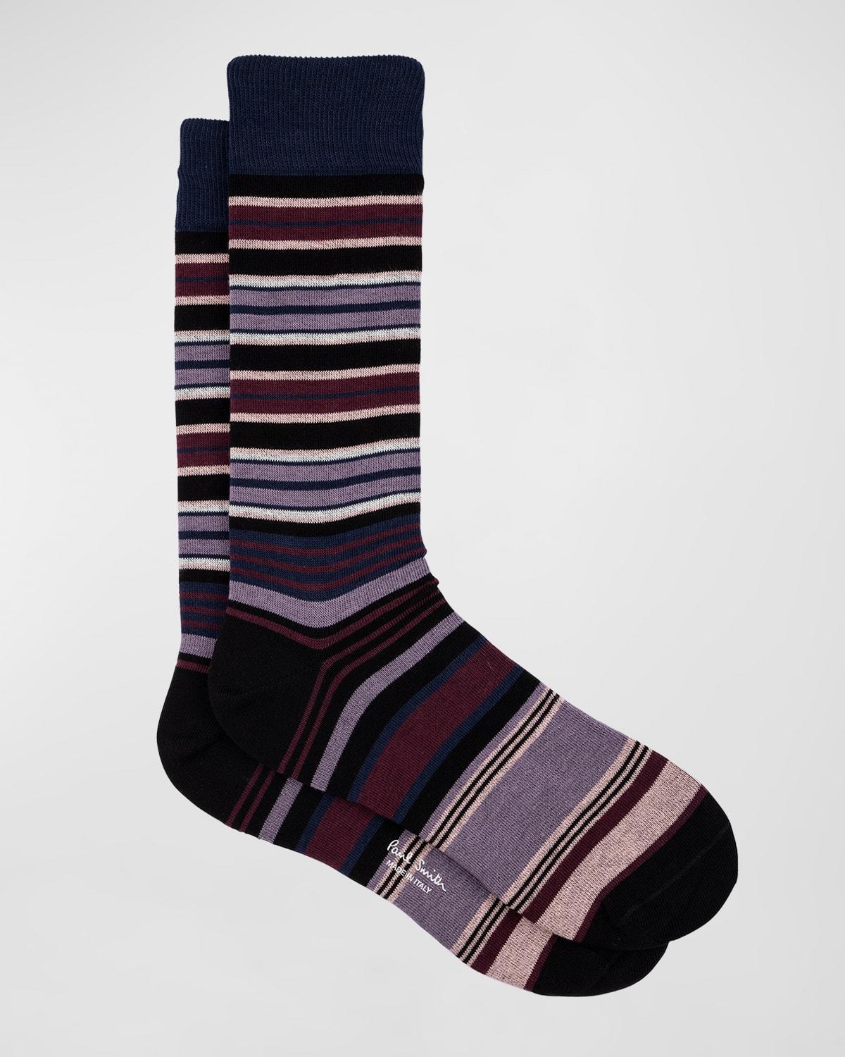 Mens Darby Stripe Crew Socks Product Image