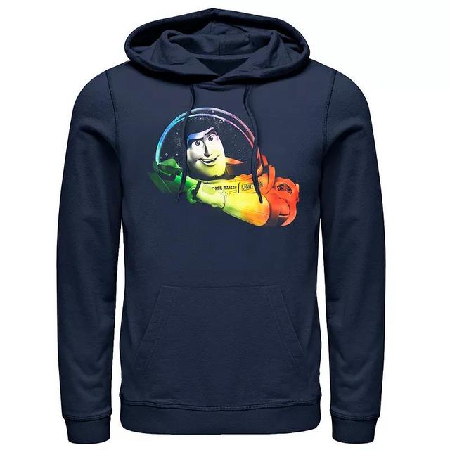 Disney / Pixars Toy Story Buzz Lightyear Mens Pullover Hoodie Blue Product Image