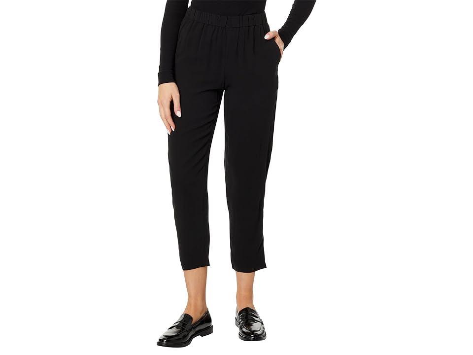 Eileen Fisher Petite High Waisted Tapered Ankle Pants Women's Dress Pants Product Image