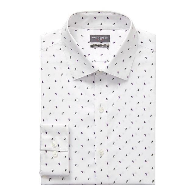 Mens Van Heusen Ultra Wrinkle-Free Slim-Fit Dress Shirt Product Image