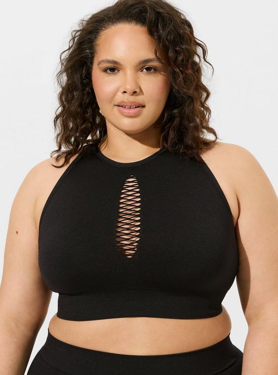 XO Seamless High Neck Bralette Product Image