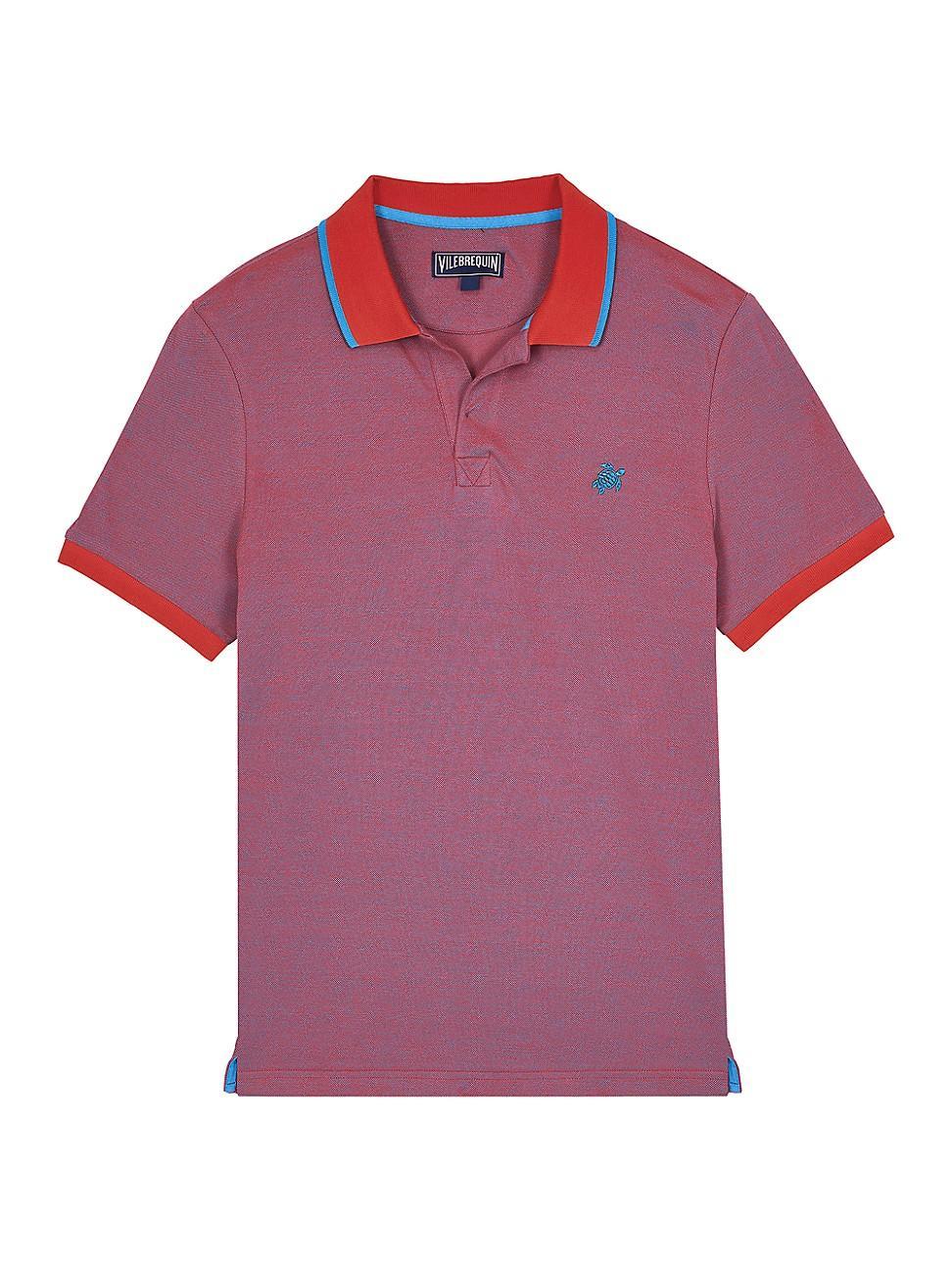 Mens Pique Polo Shirt Product Image