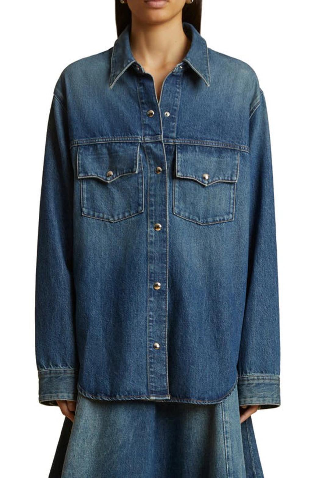 Jinn Denim Shirt In Archer product image