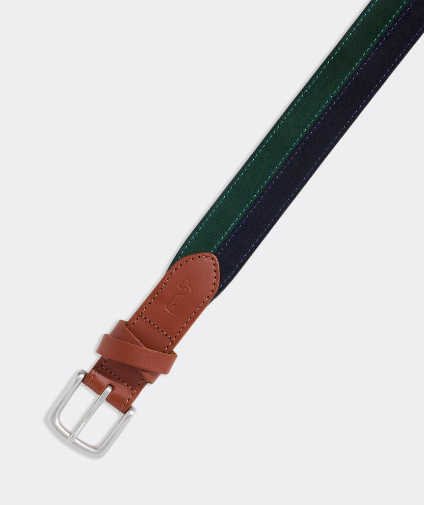 Colorblock Suede Club Belt Product Image