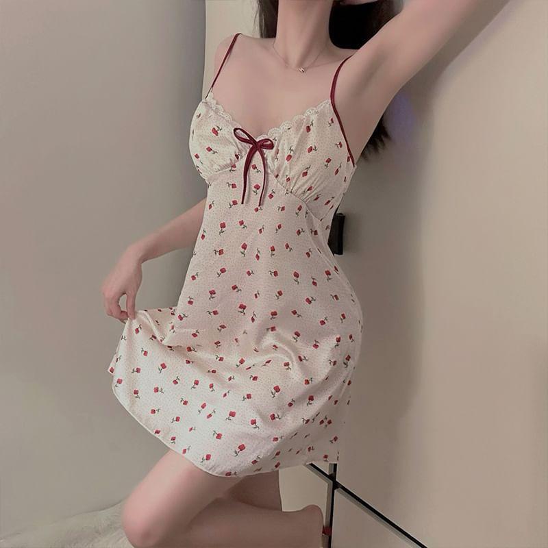 Lingerie Floral Babydoll Product Image