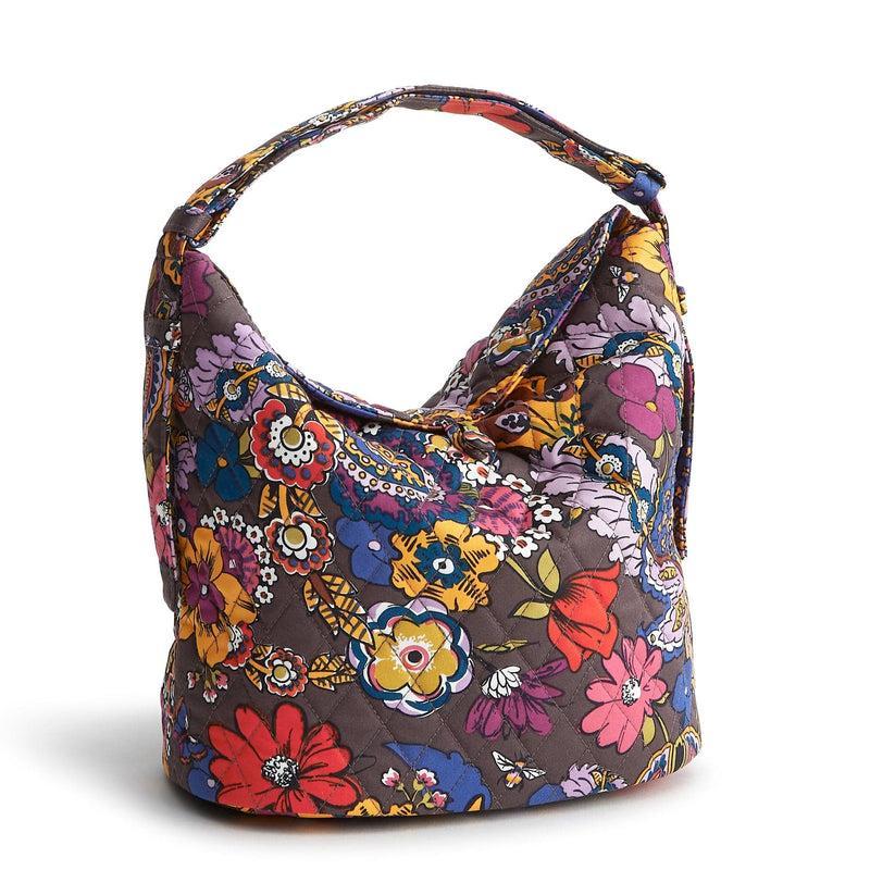 Vera Bradley Astoria Shoulder Bag Women in Colorful Bouquet Brown/Purple Product Image