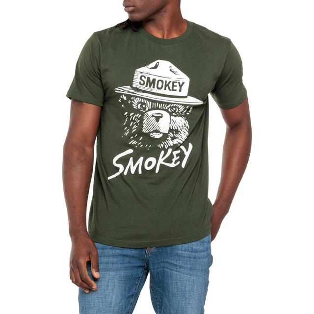 SMOKEY THE BEAR Print Graphic T-Shirt - Short Sleeve Product Image