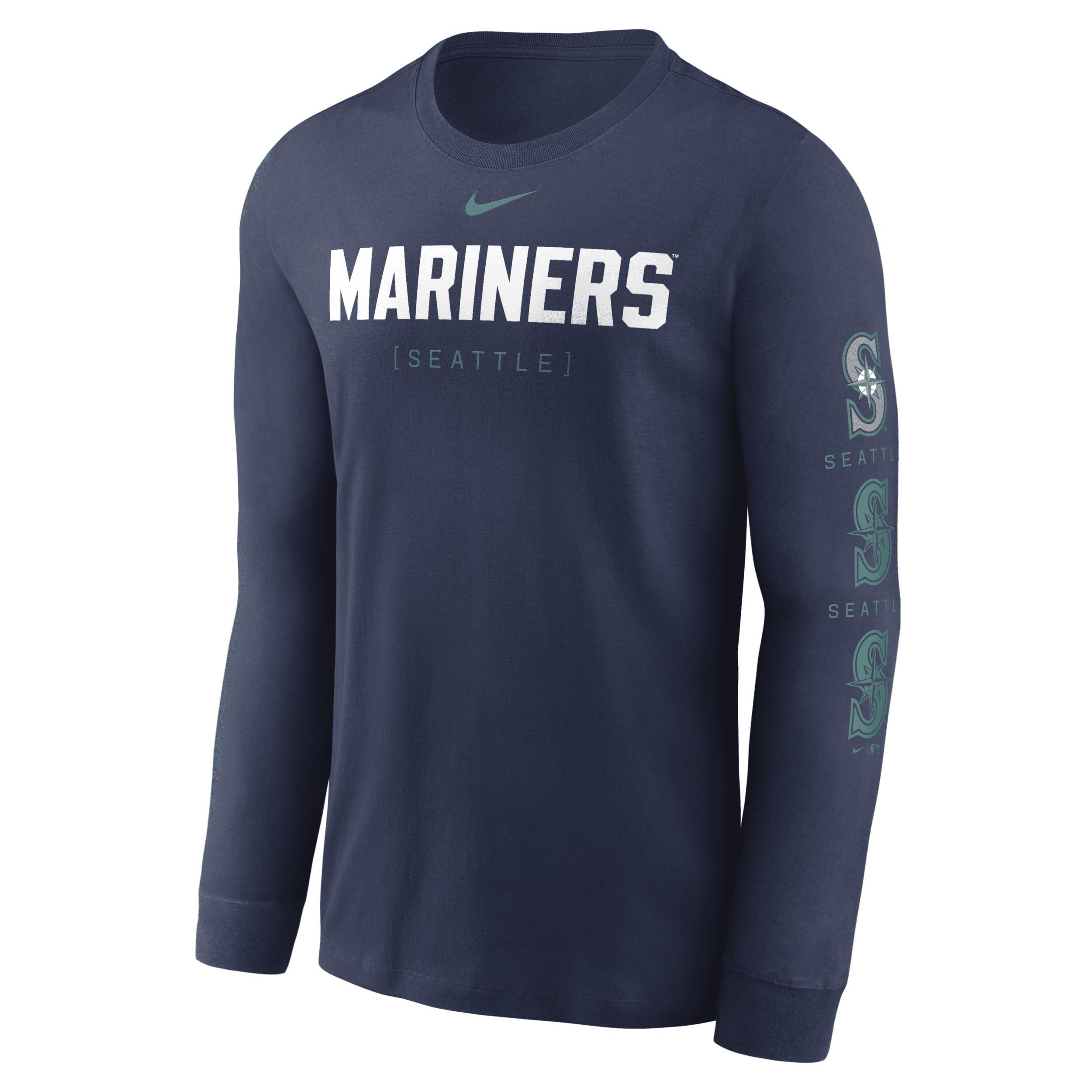 Seattle Mariners Repeater Nike Mens MLB Long-Sleeve T-Shirt Product Image