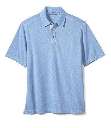 Johnston  Murphy Vintage Slub Short Sleeve Polo Shirt Product Image