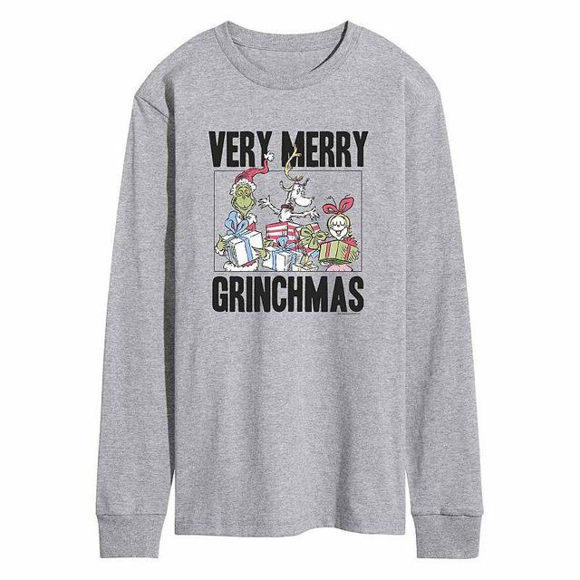 Mens The Grinch Grinchmas Tee Grey Grey Product Image