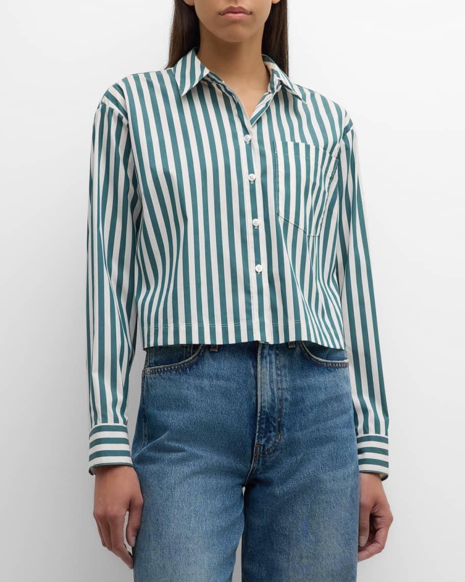 Maia Stripe Long-Sleeve Shirt Product Image