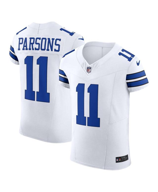 Nike Mens Micah Parsons White Dallas Cowboys Vapor F.u.s.e. Elite Jersey - White Product Image