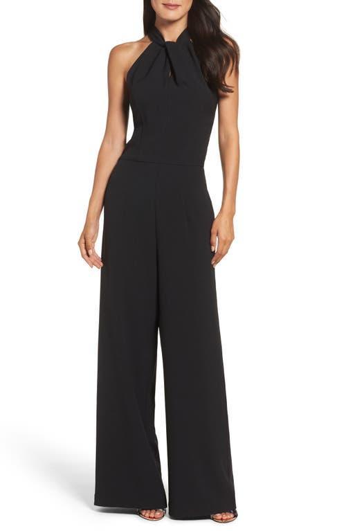 Julia Jordan Halter Neck Wide Leg Jumpsuit Product Image