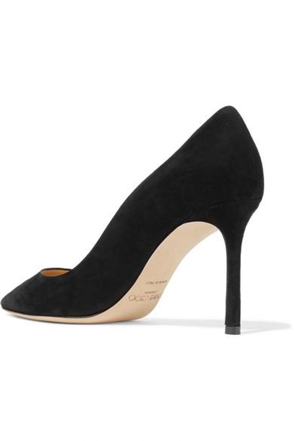 Romy 85 Suede Pumps In Black Product Image