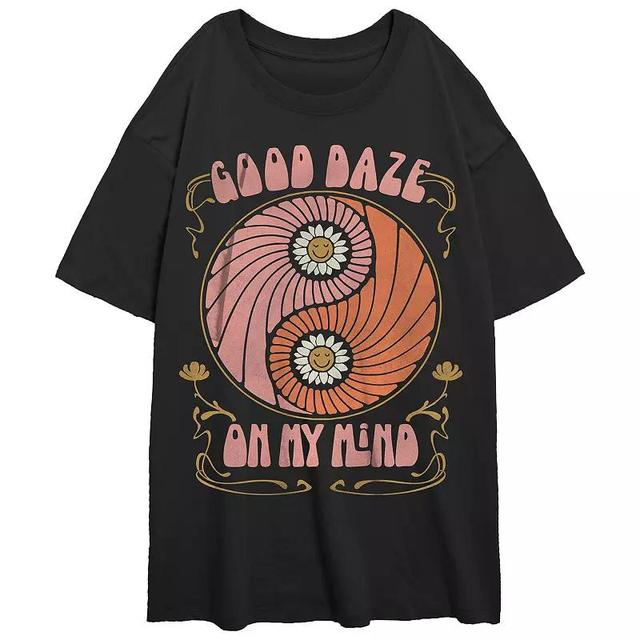 Juniors Good Daze On My Mind Oversize Graphic Tee, Girls Product Image