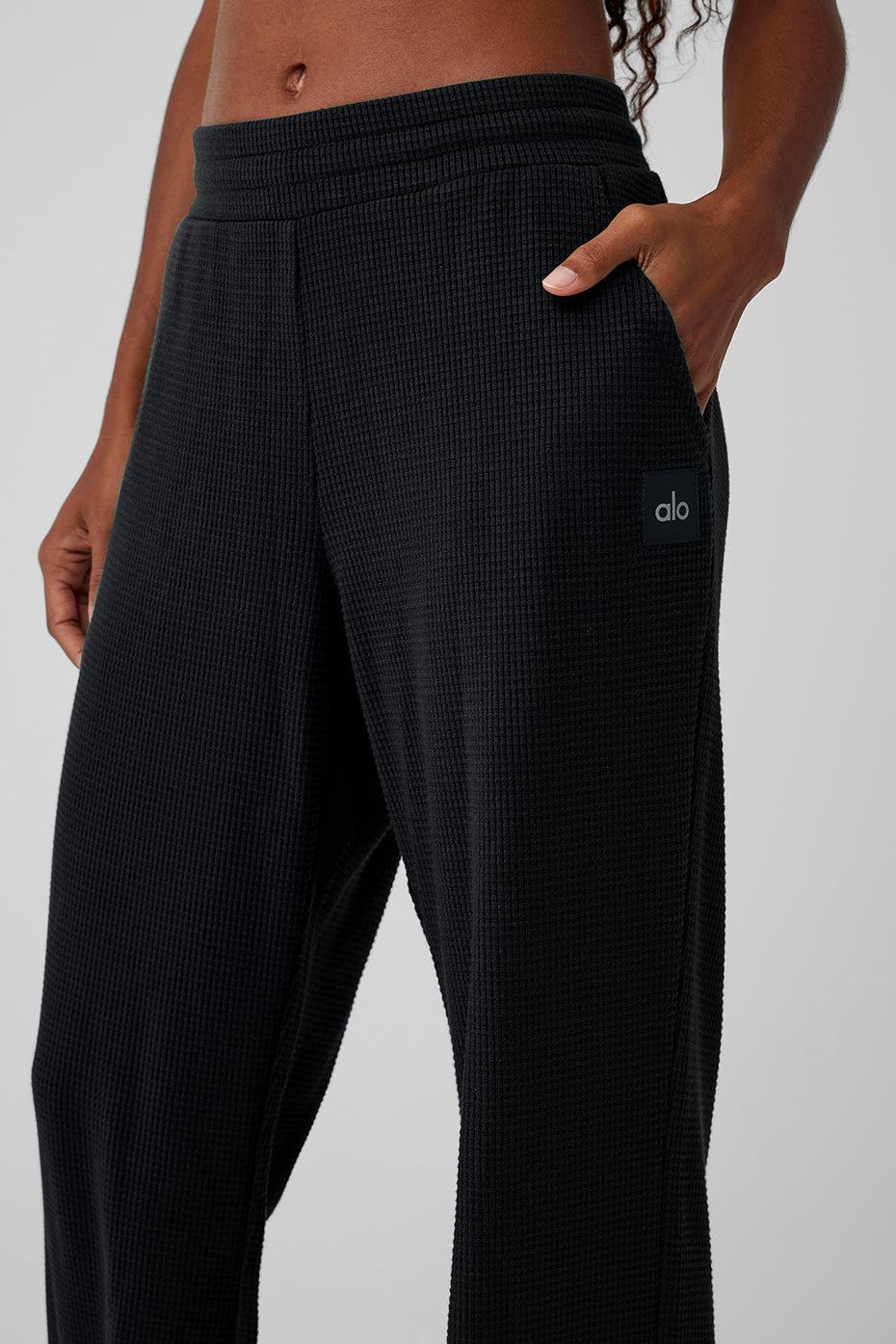 Waffle Weekend Escape Jogger - Black Female Product Image