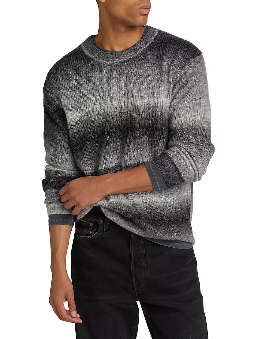 Lozano Gradient-Knit Crewneck Sweater Product Image