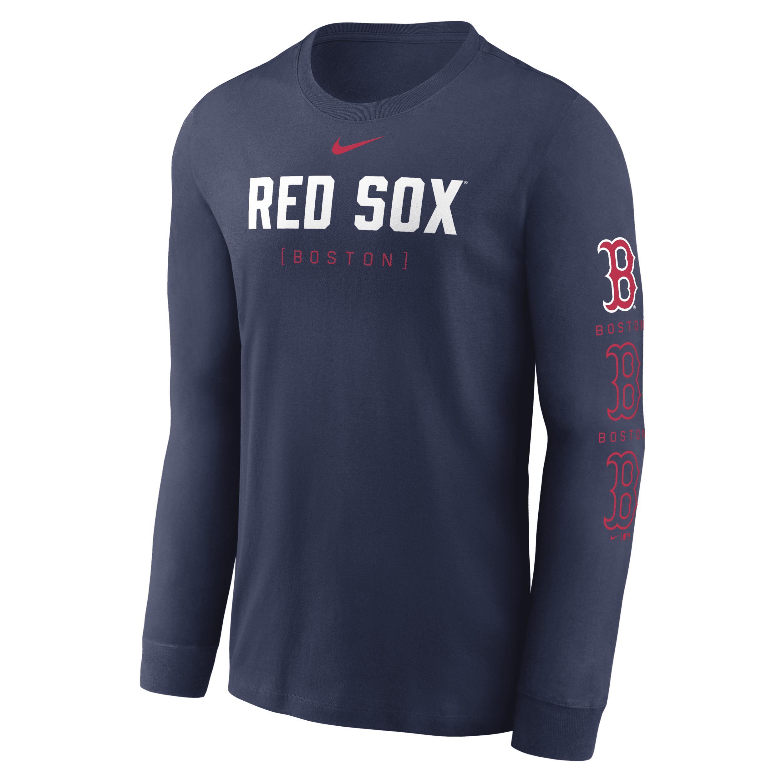 Boston Red Sox Repeater Nike Men's MLB Long-Sleeve T-Shirt Product Image