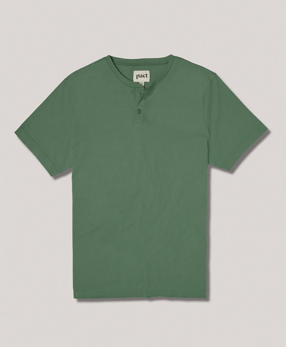 Mens Vintage Jersey Short Sleeve Henley M Product Image