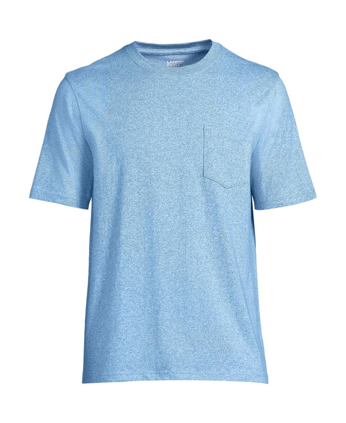 Mens Lands End Super-T Short Sleeve T-Shirt with Pocket Product Image