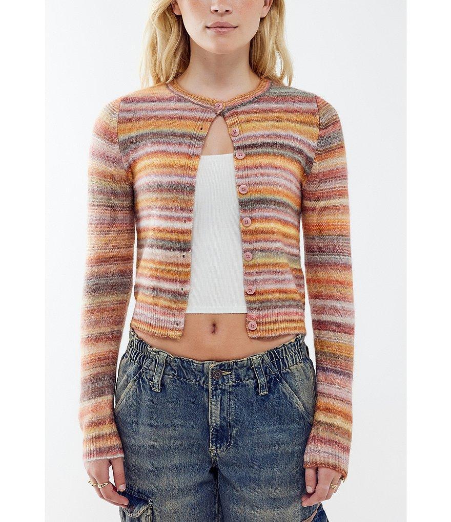 BDG Urban Outfitters Long Sleeve Space Dyed Cardigan Product Image