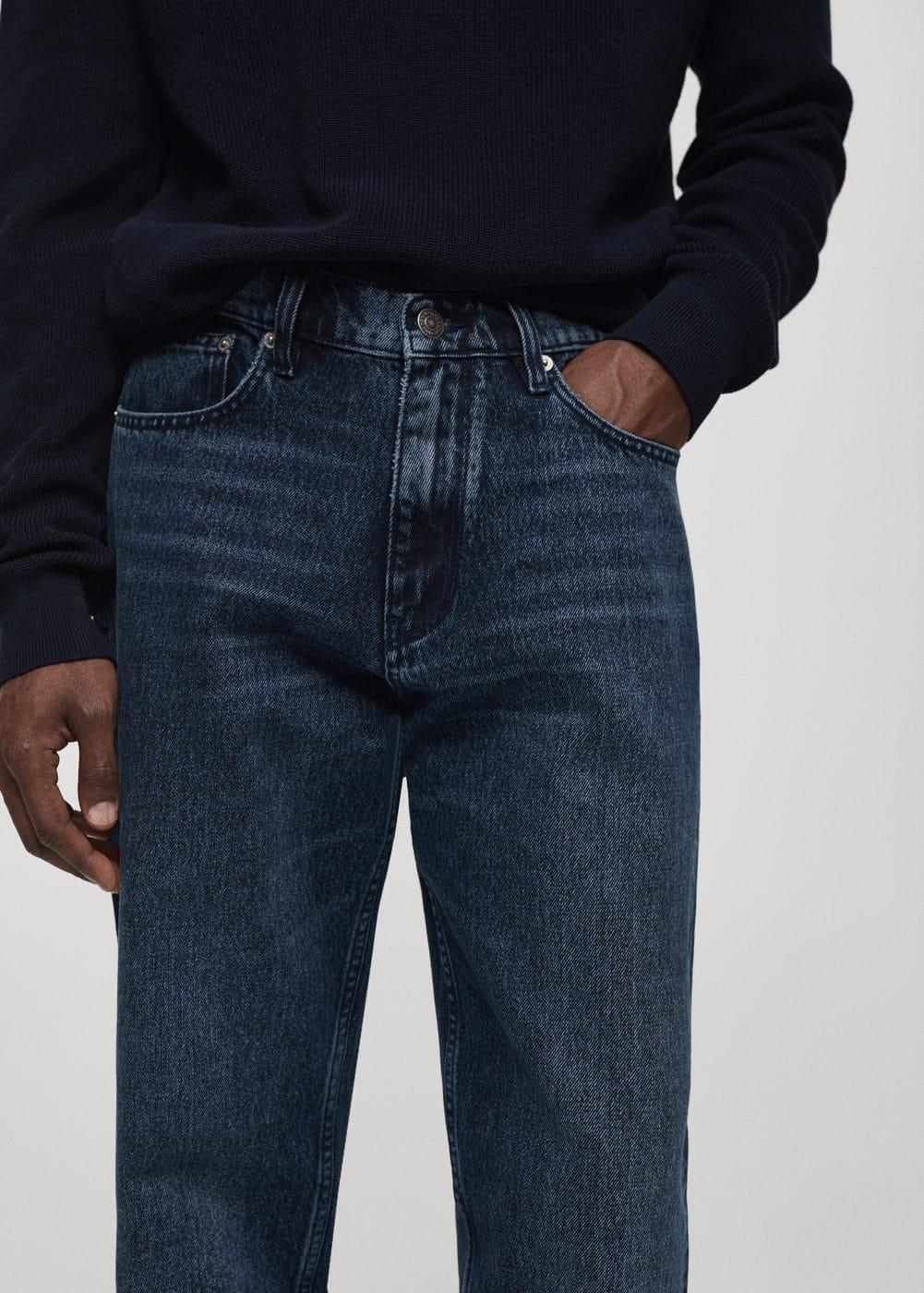 MANGO MAN - Bob straight-fit jeans deep dark blueMen Product Image