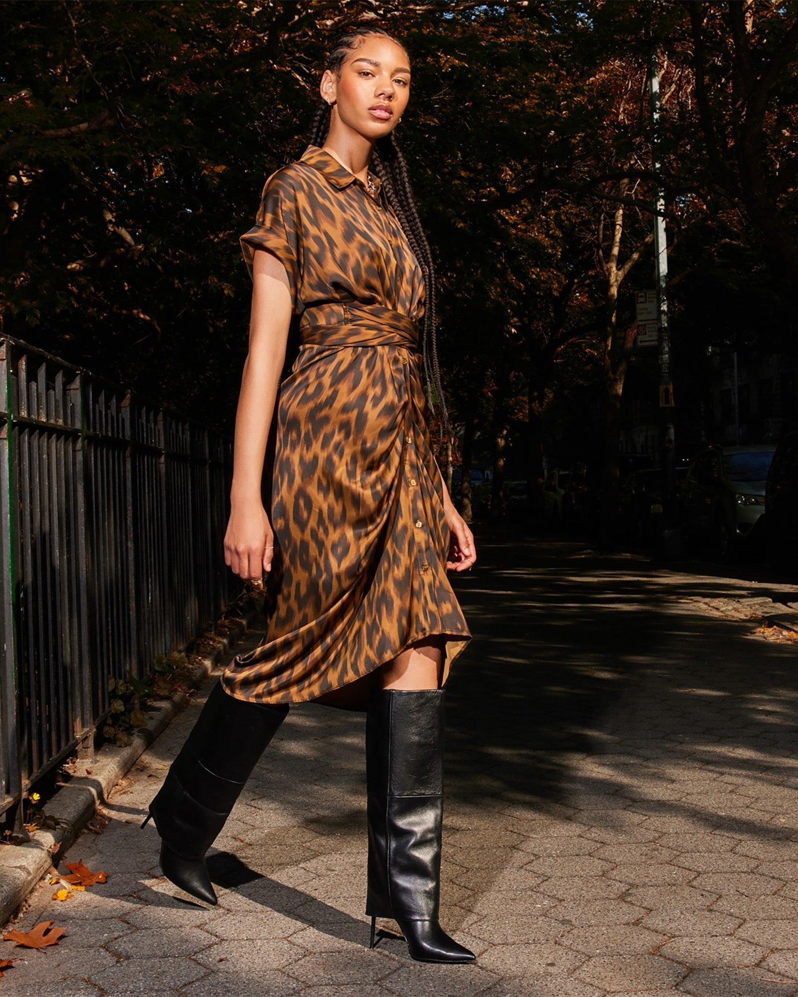 TORI DRESS LEOPARD Female product image