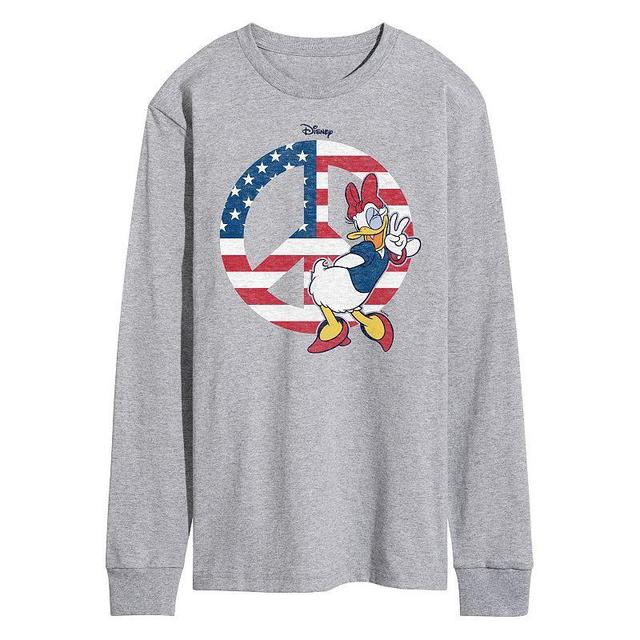 Disneys Daisy Duck Mens Peace Long Sleeve Graphic Tee Product Image