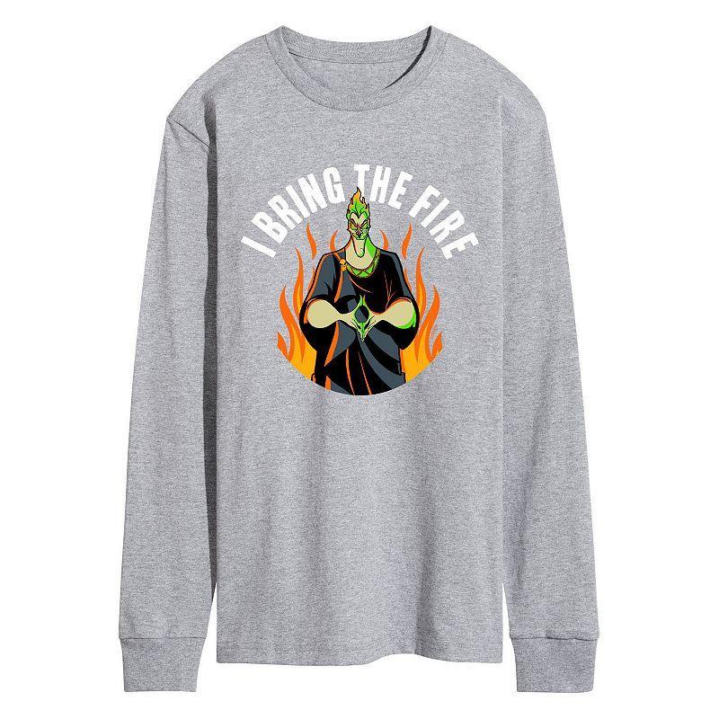 Disneys Villains Big & Tall Fire Hades Long Sleeve, Mens Product Image