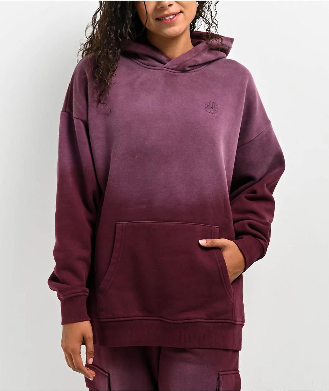 Ninth Hall Fundamentals Geena Sun Bleached Port Royale Oversized Hoodie Product Image