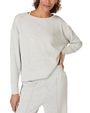 Sweaty Betty - Sand Wash Cloud Recycled-fibre Sweatshirt - Womens - Off White Product Image