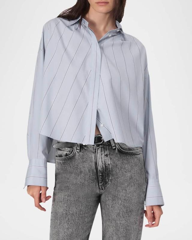 Martha Long-Sleeve Poplin Shirt Product Image