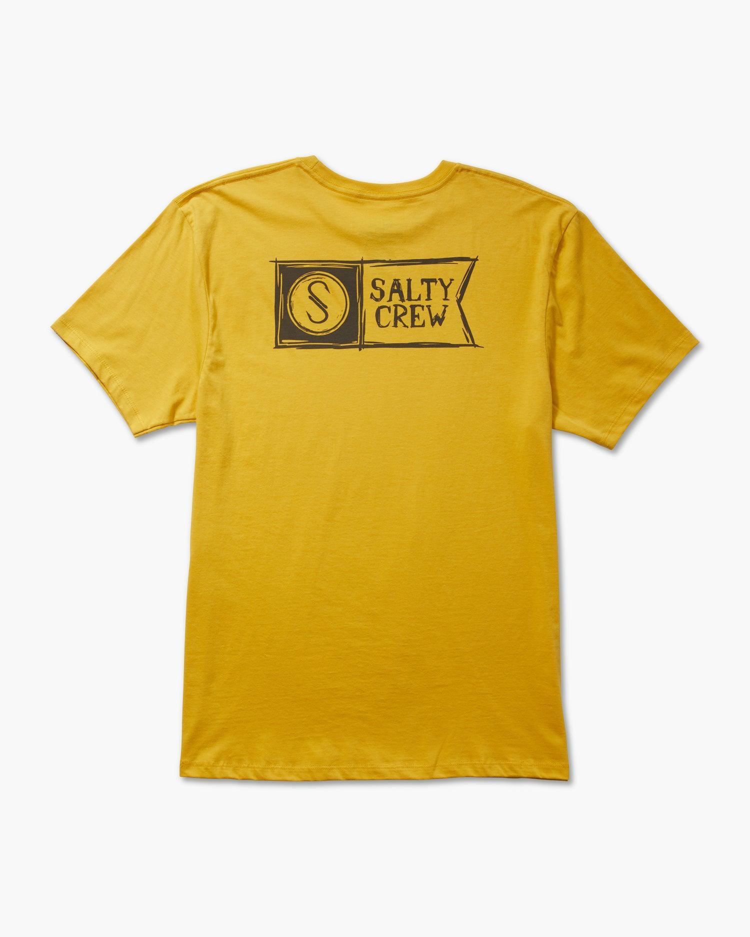 Sketchy Alpha Mustard S/S Premium Tee Male Product Image