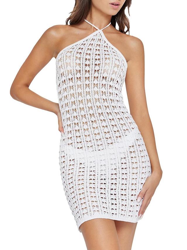 PQ SWIM Liv Crochet Cover-Up Dress Product Image