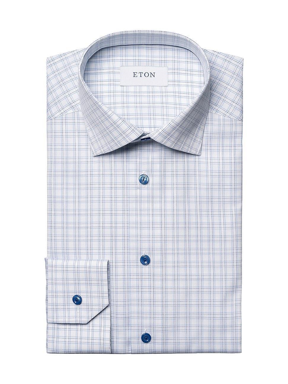 Mens Slim-Fit Checked Shirt Product Image