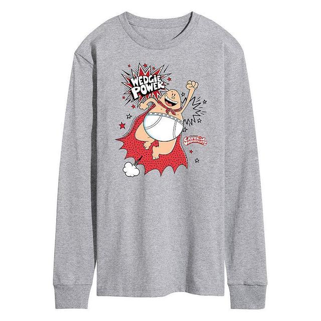 Mens Captain Underpants Wedgie Power Long Sleeve Graphic Tee Product Image