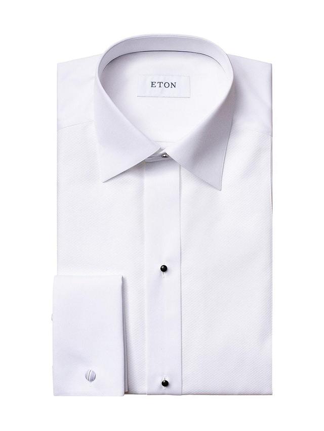 Eton Slim Fit Piqu Tuxedo Shirt Product Image