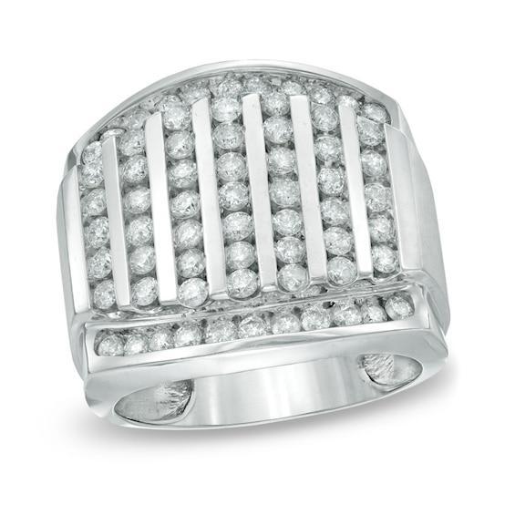 Men's 2 CT. T.w. Diamond Ring in 10K White Gold Product Image