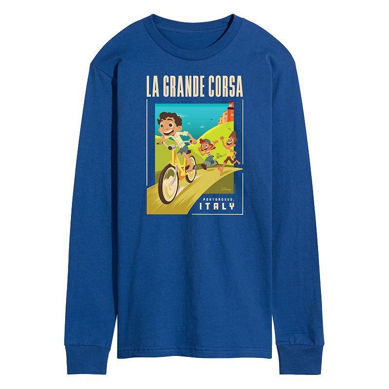 Disneys Luca Mens La Grande Long Sleeve Graphic Tee Product Image