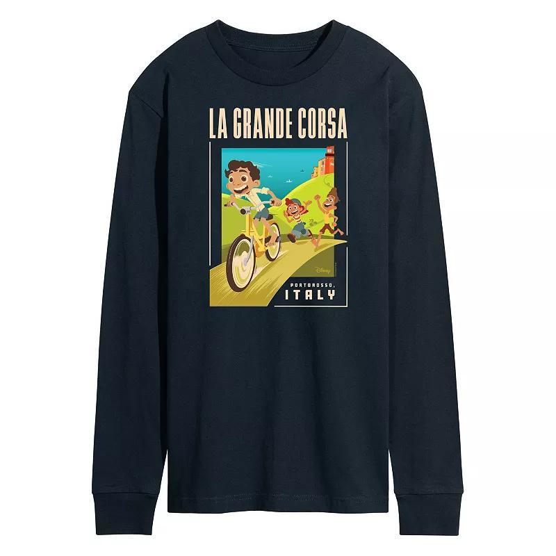 Disneys Luca Mens La Grande Long Sleeve Graphic Tee Product Image