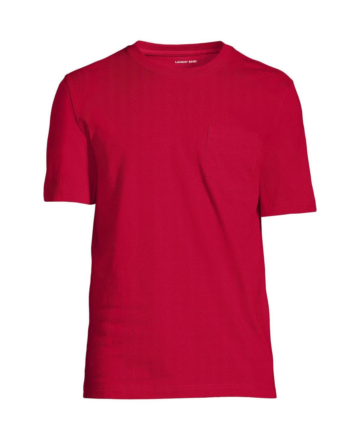 Big & Tall Lands End Super Pocket Tee, Mens Product Image